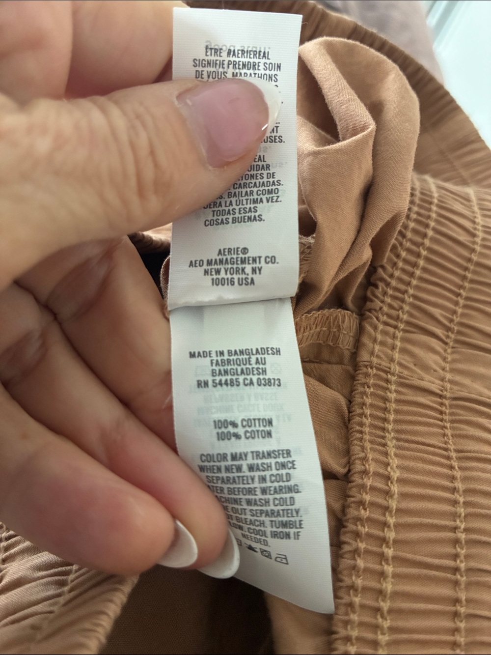 Aerie High Waisted Go-For-It Baggy Cargo Pants Carmel Brown
Women’s size S NWT - Picture 13 of 15